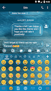 SMS Messages Bubble Rain Theme স্ক্রিনশট 3