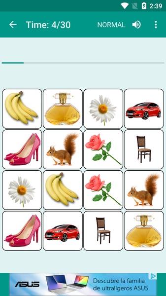 Brain game. Picture Match 螢幕截圖 2