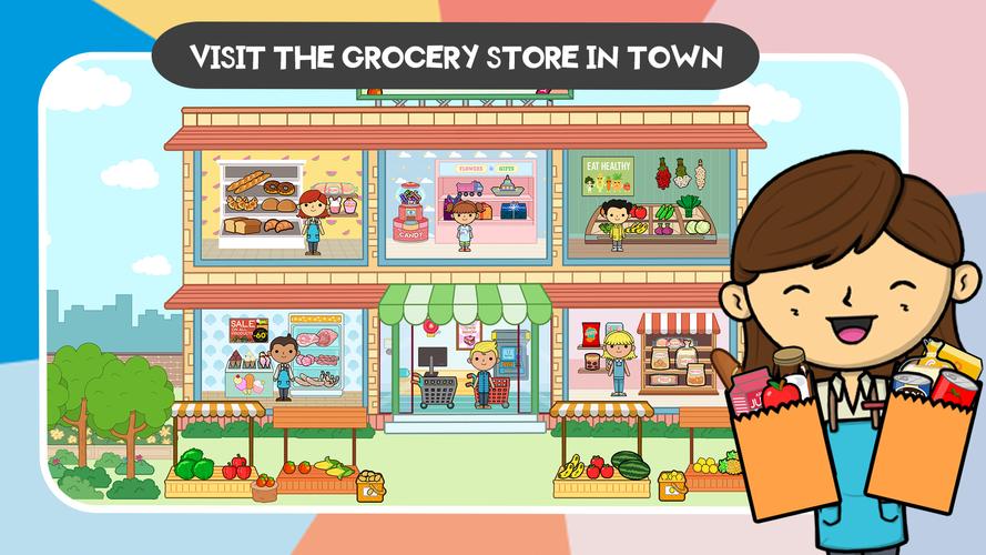 Lila's World: Grocery Store Screenshot 1