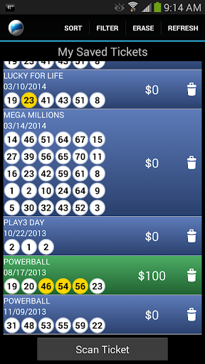 Connecticut Lottery Scanner Screenshot 0