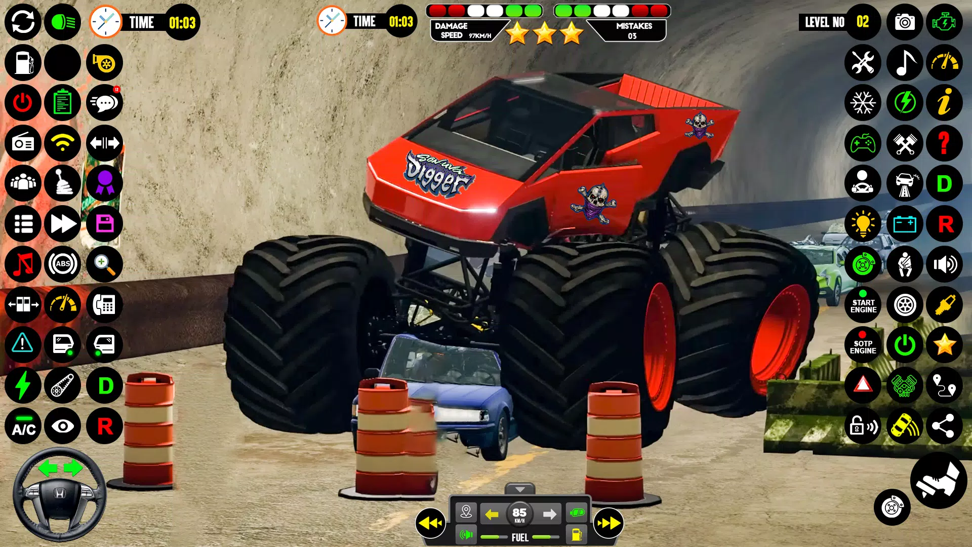 4x4 Monster Truck Game - Derby Tangkapan skrin 3