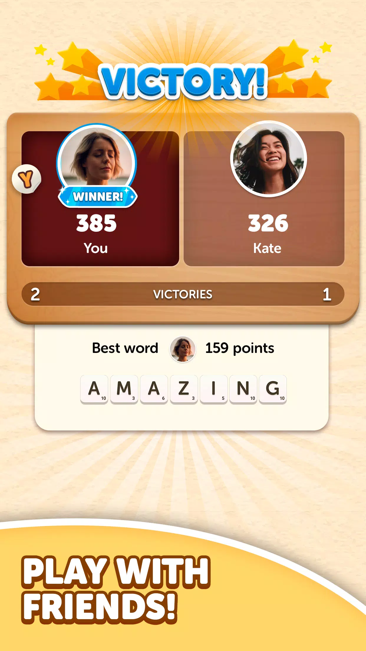 Word Yatzy - Fun Word Puzzler Скриншот 1