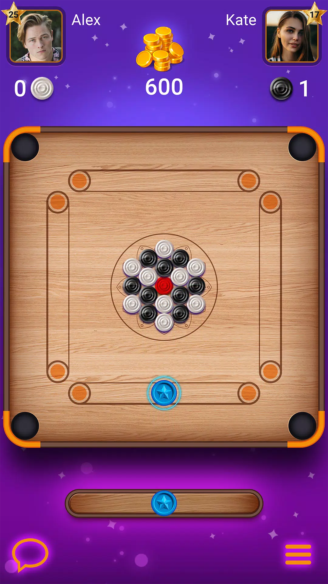 Carrom Lure - Disc pool game 螢幕截圖 0