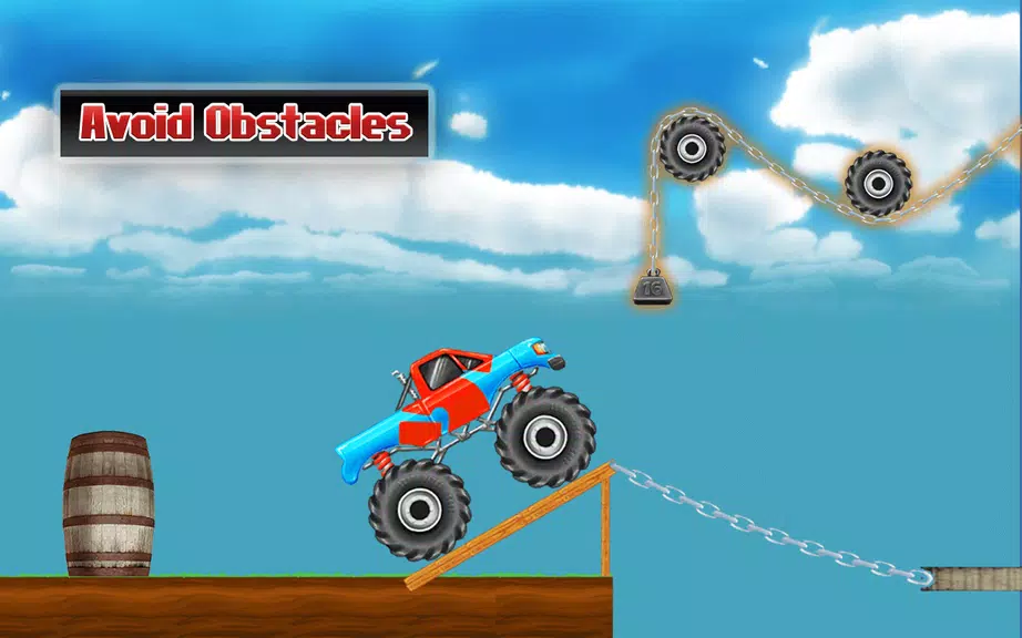 Rope Bridge Racer Car Game Ekran Görüntüsü 0