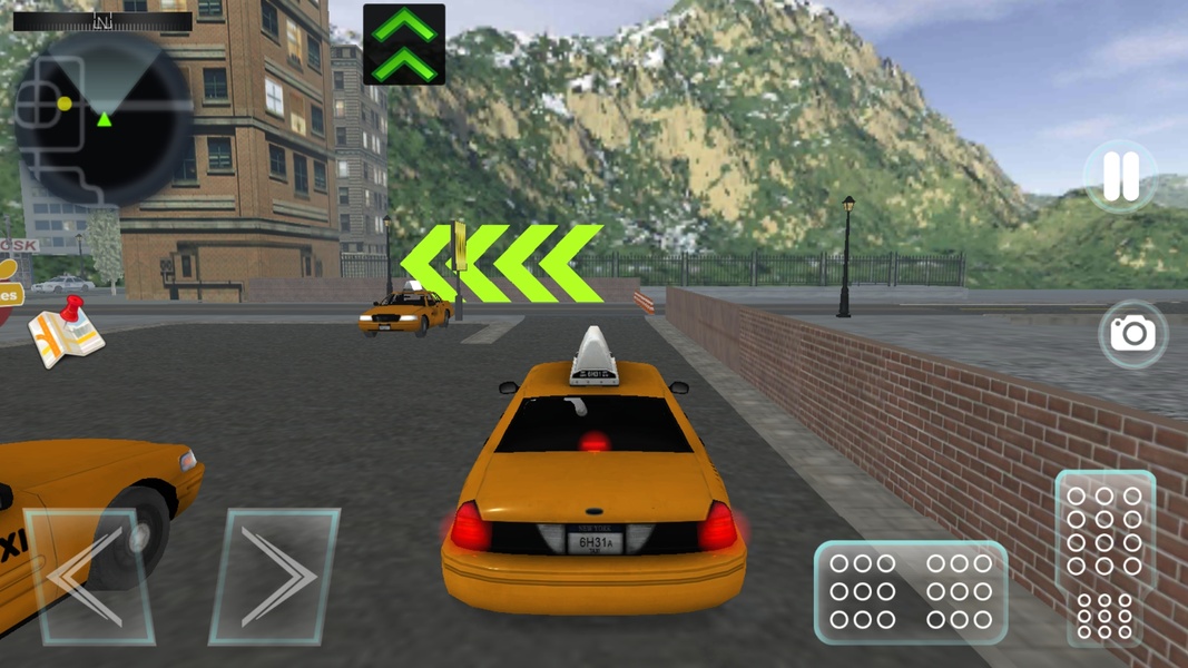 City Taxi Driver Sim Zrzut ekranu 1