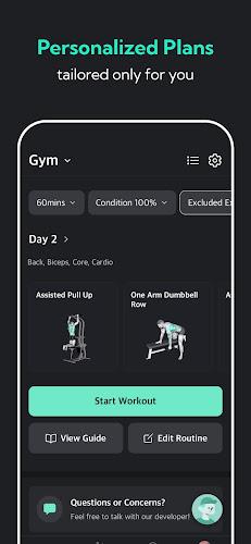 Planfit AI Gym Workout Plans 螢幕截圖 3