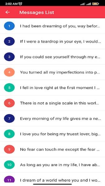love sms स्क्रीनशॉट 2