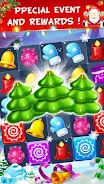 Candy Christmas Match 3 ภาพหน้าจอ 3