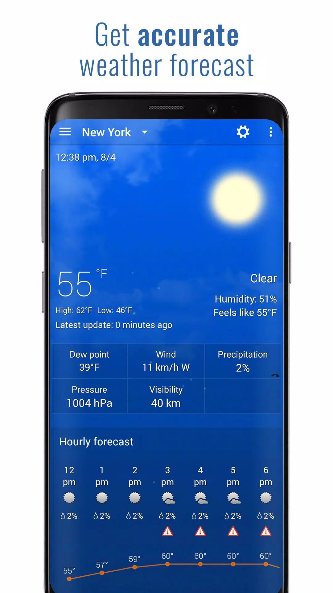 Schermata 3D Sense Clock & Weather 2