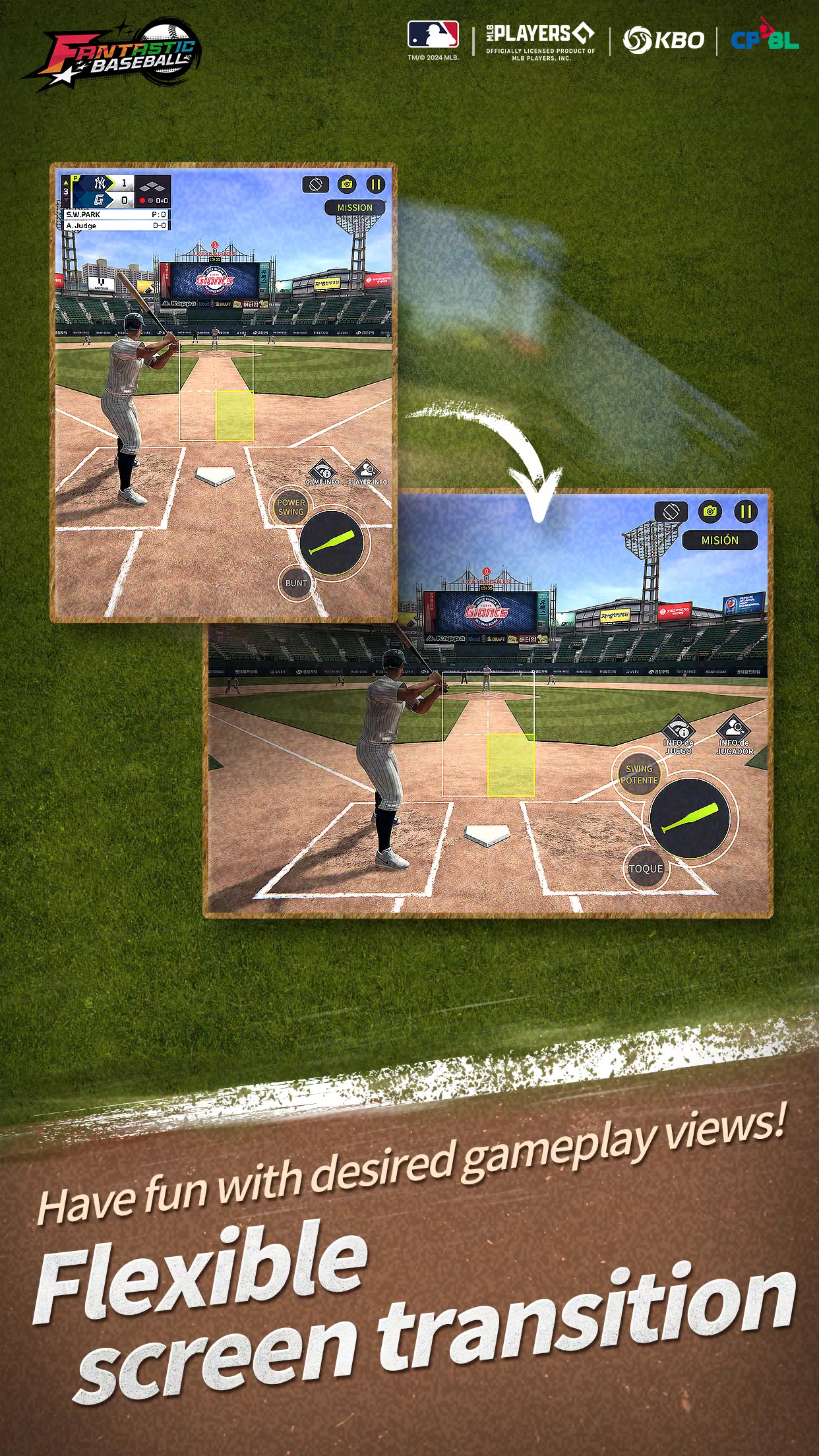 MLB Fantastic Baseball 螢幕截圖 1