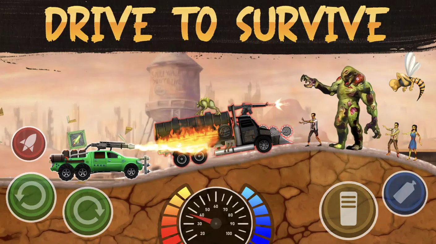 Zombie Crash Racing Ảnh chụp màn hình 0