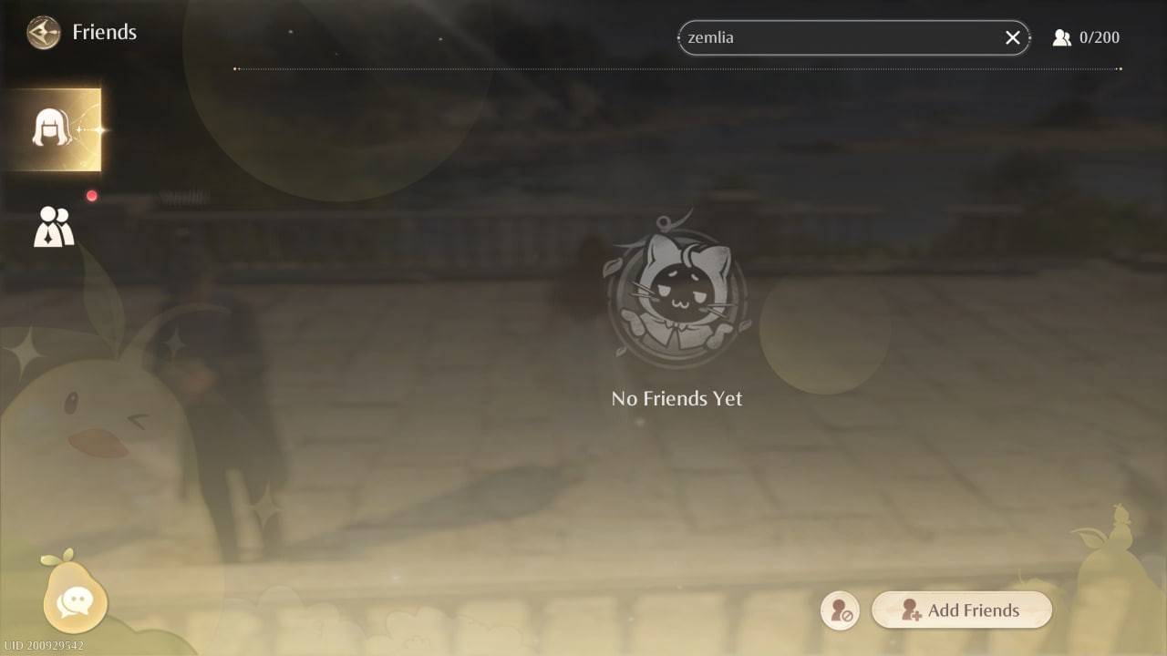 Infinity Nikki Friend Search