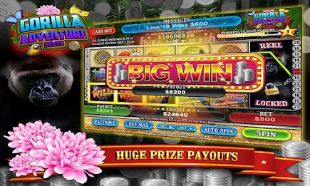 Gorilla Adventure Slots Capture d'écran 2