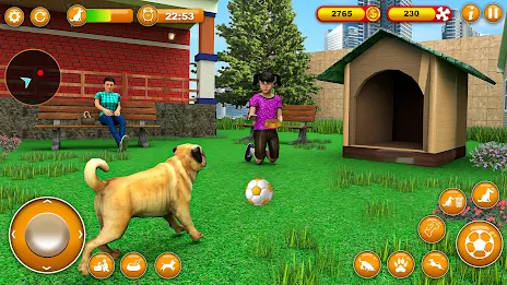 Pet Dog Family Adventure Games ภาพหน้าจอ 0