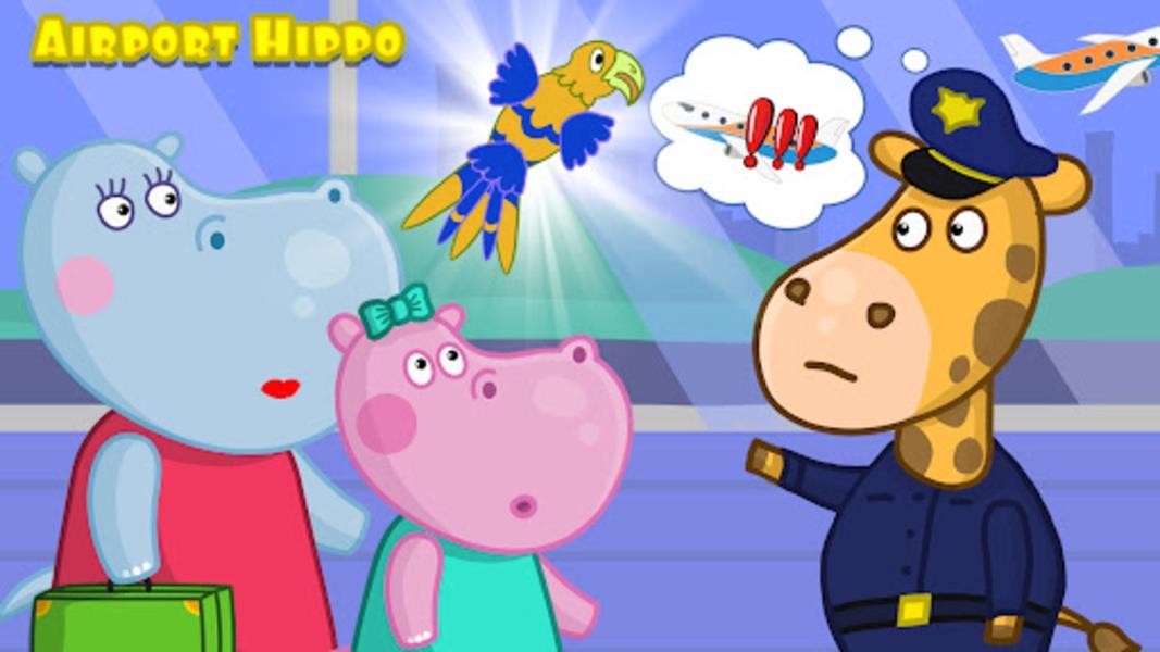 Hippo: Airport adventure 螢幕截圖 1