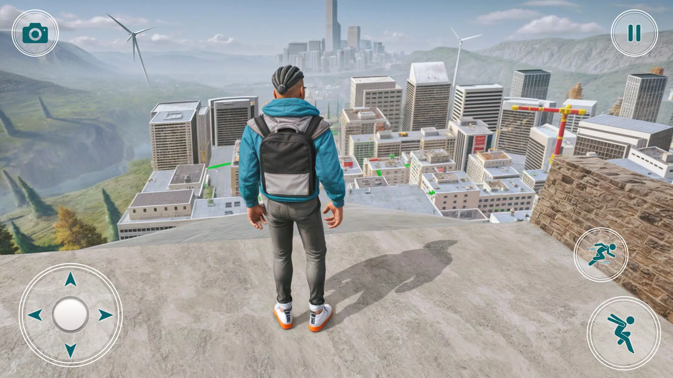 Going Up Parkour Rooftop Games Screenshot 1