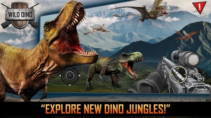 Real Dinosaur Shooting Games Tangkapan skrin 1