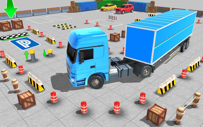 Real Euro Truck Parking Games Captura de pantalla 2