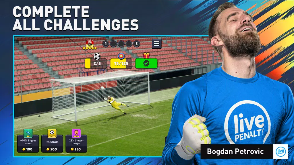 Soccer Penalty: Live Goalie Captura de tela 2