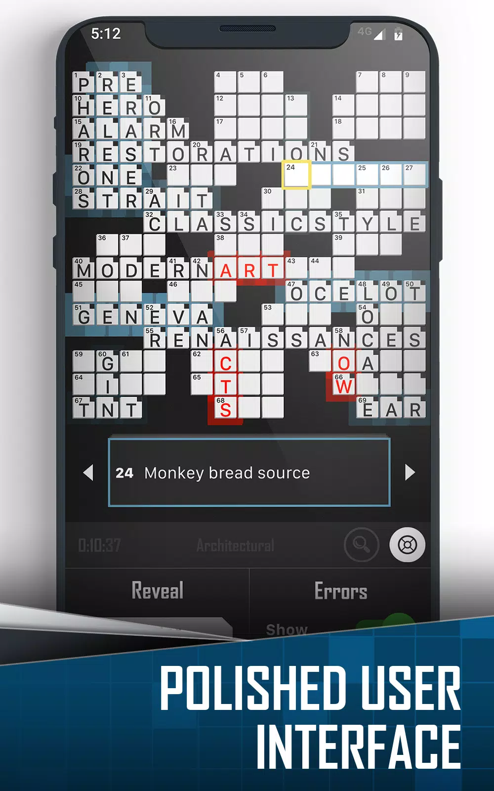Crossword Puzzle Redstone Captura de tela 2