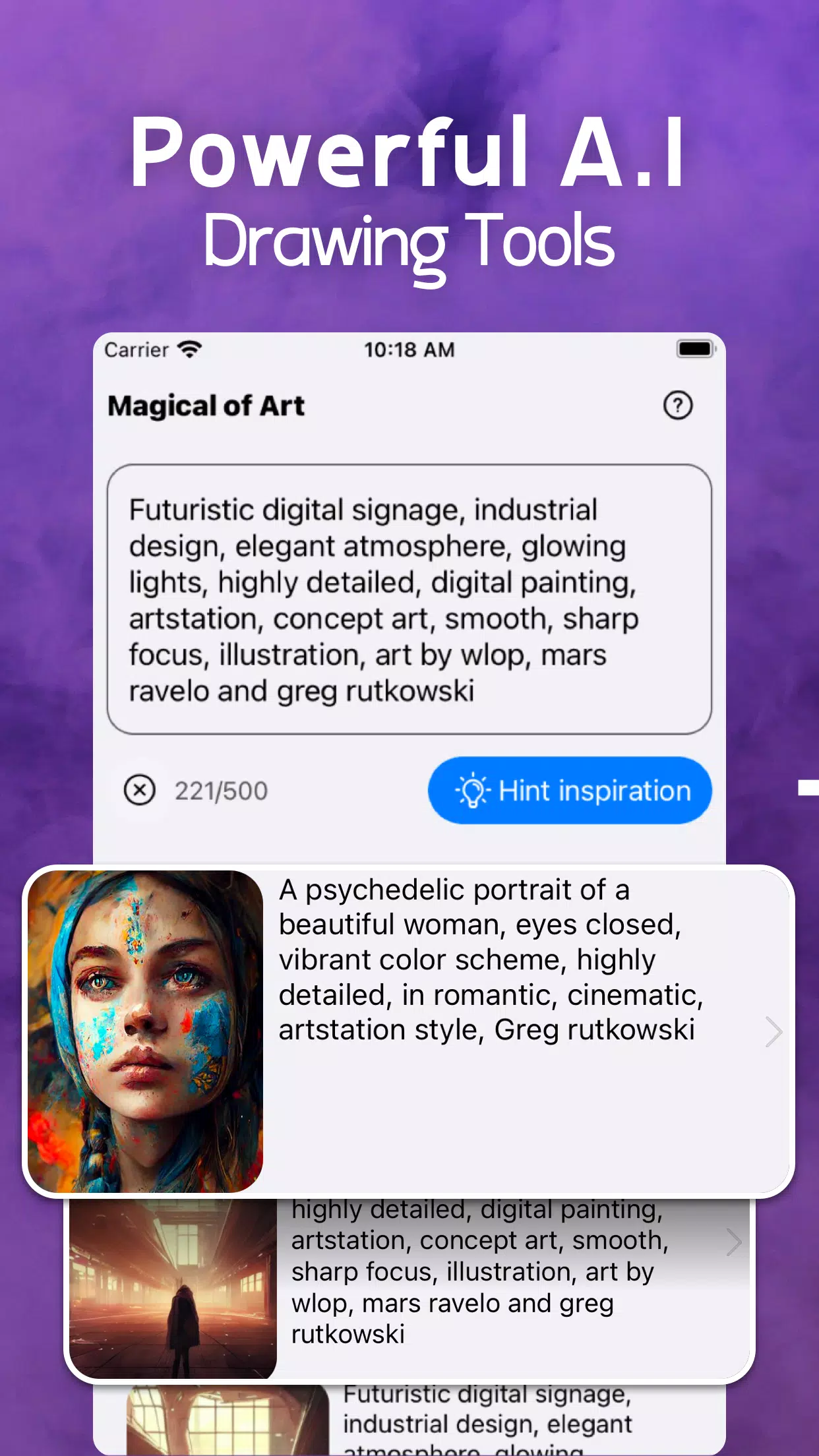 AI Generated Art Generator 스크린샷 1