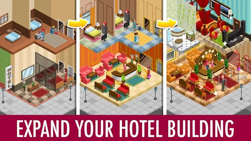 Hotel Tycoon Empire: Idle game Capture d'écran 3