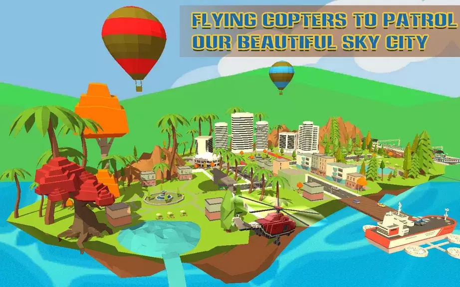 Helicopter Rescue Sky City Screenshot 0