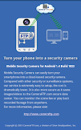 Mobile Security Camera (FTP) 螢幕截圖 0