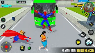 Superhero Dog Rescue Mission Ekran Görüntüsü 1