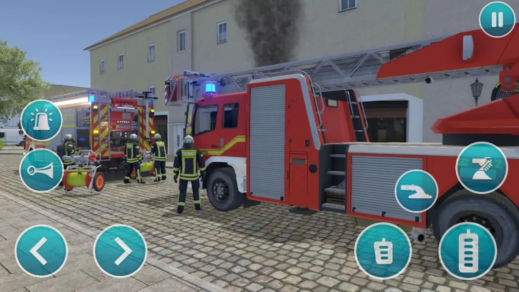 Emergency Police Fire Truck 3d Schermafbeelding 1