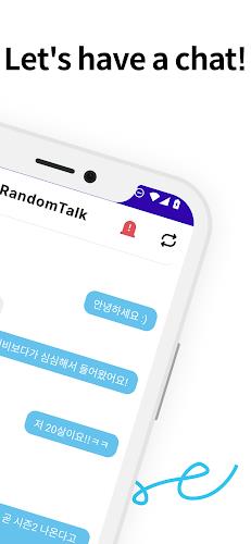 RandomTalk - Random Chat 螢幕截圖 0