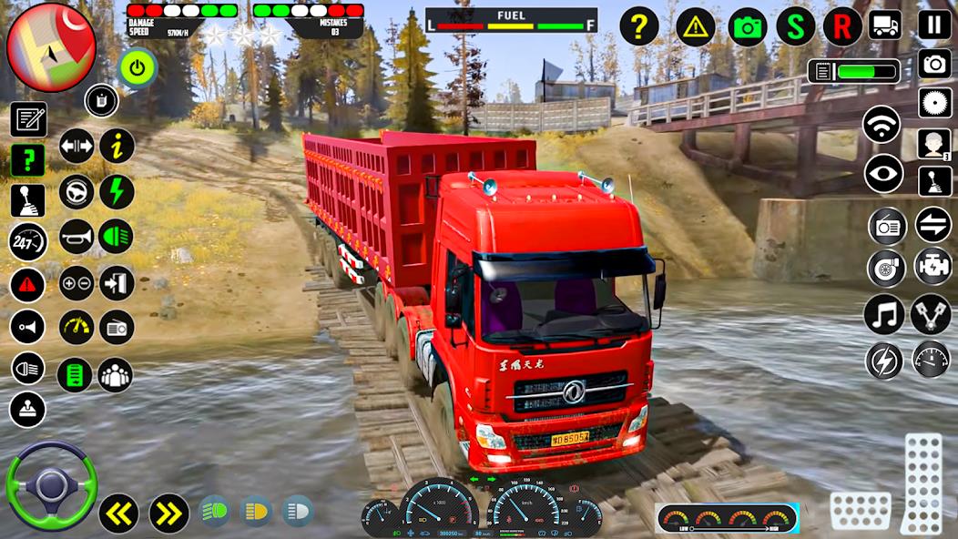 Euro Truck Games Cargo Driving Mod Zrzut ekranu 1