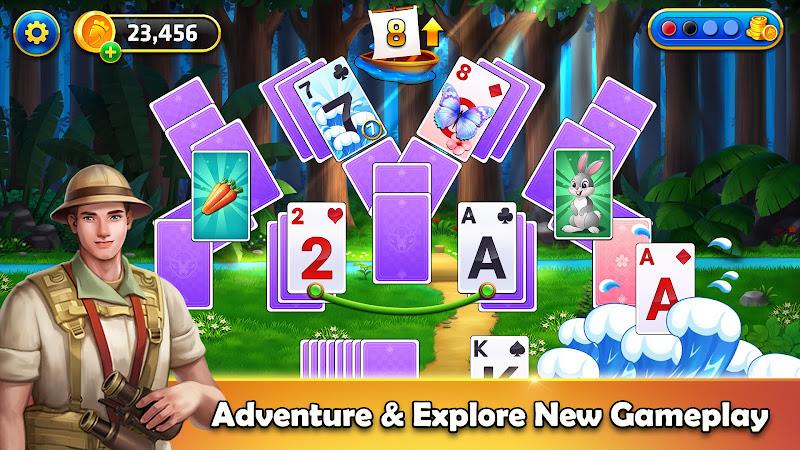 Tripeaks Solitaire - Home Town ภาพหน้าจอ 1