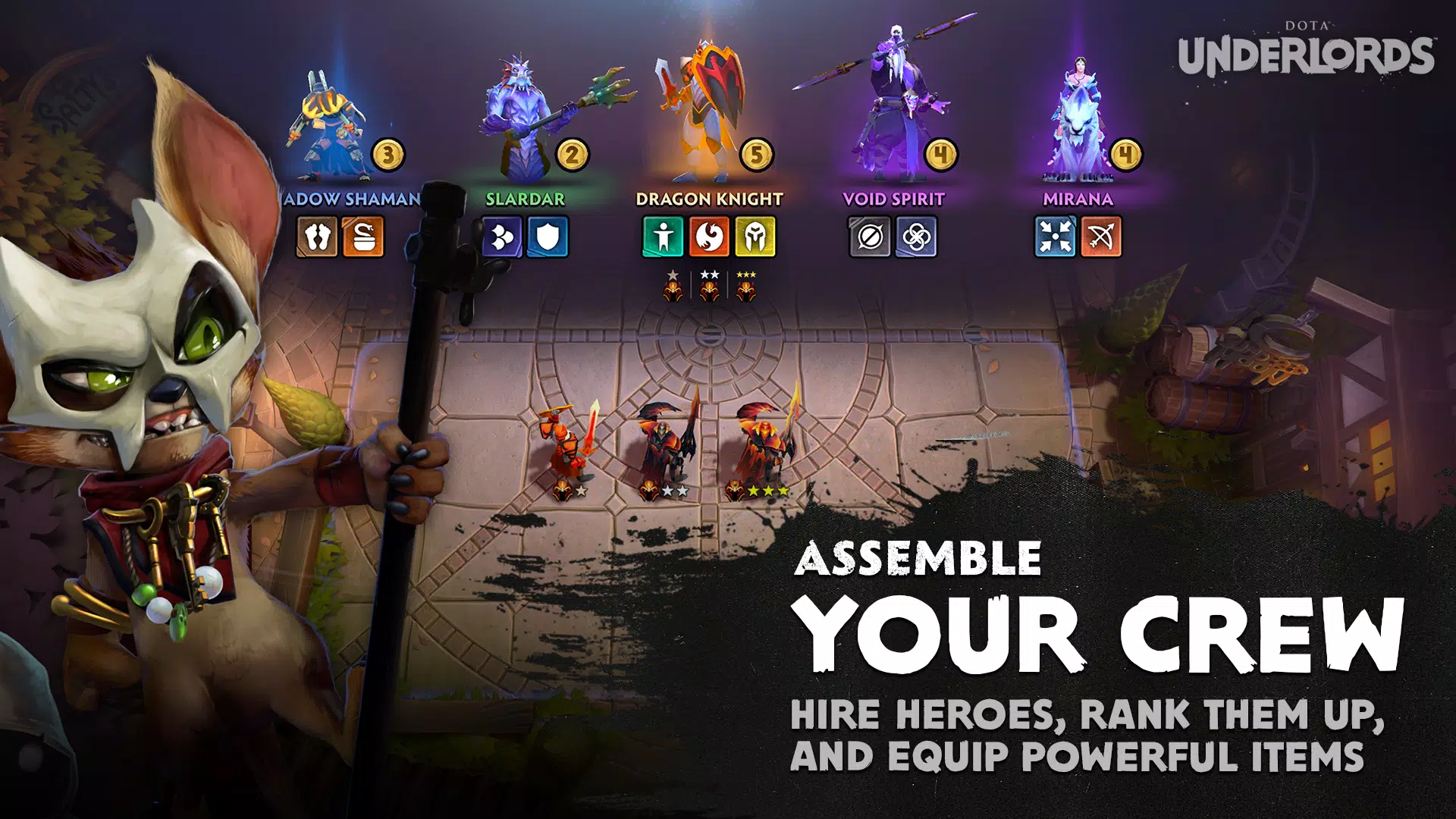 Dota Underlords Captura de tela 1