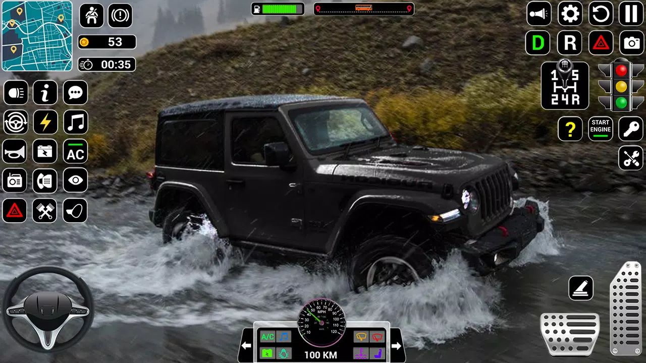 SUV 4x4 Jeep Driving Games 3D 螢幕截圖 1