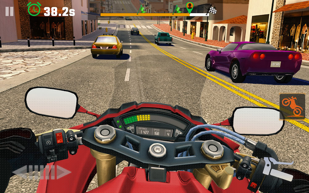 Moto Rider GO: Highway Traffic Mod 螢幕截圖 2