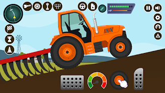 Farm Tractors Dinosaurs Games 螢幕截圖 3