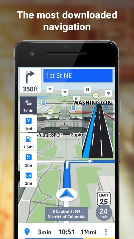 Sygic GPS Navigation & Maps ဖန်သားပြင်ဓာတ်ပုံ 0