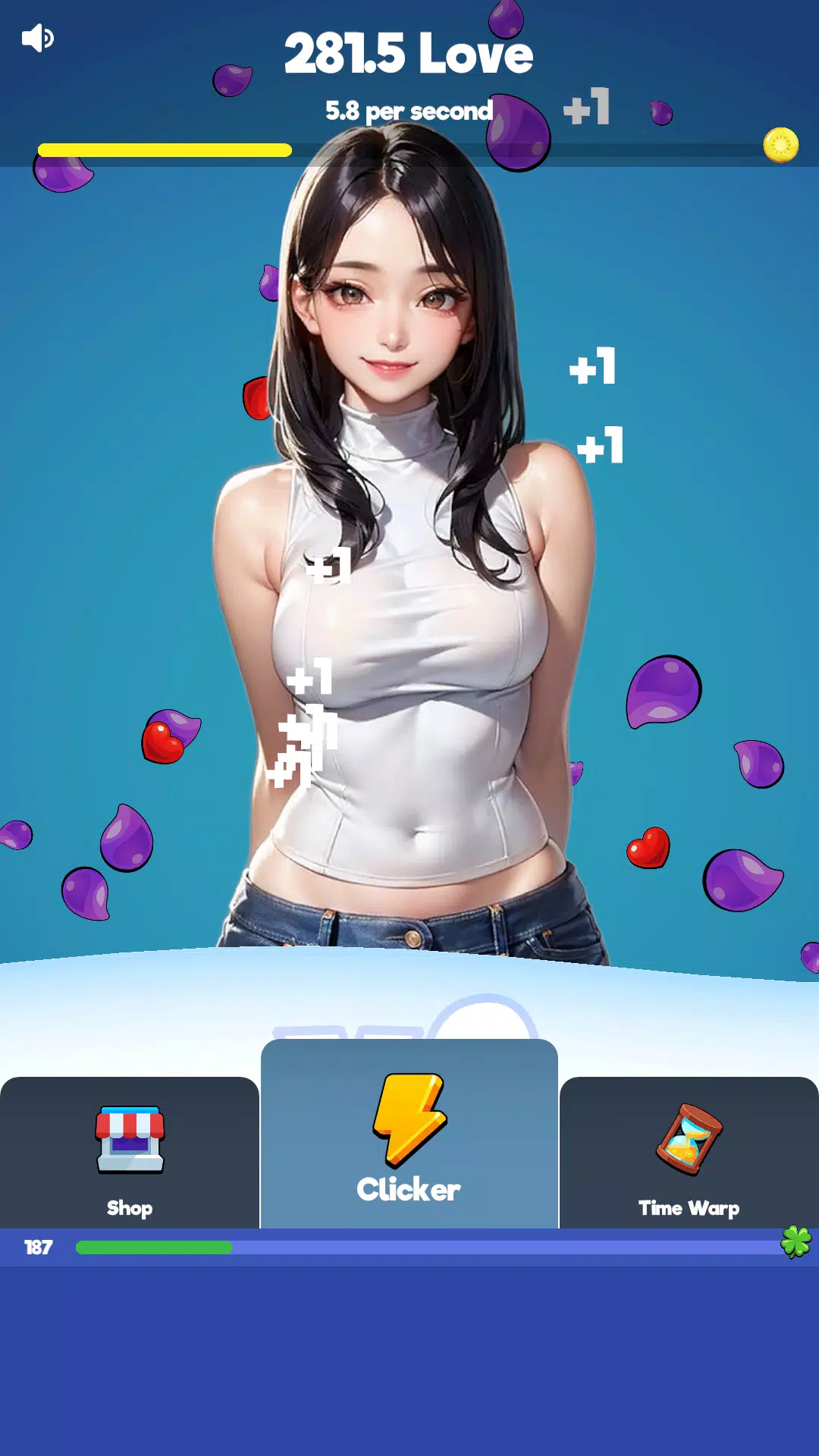 Sexy touch girls: idle clicker Ảnh chụp màn hình 0