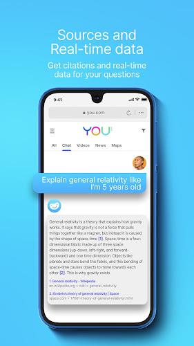 You.com — Personalized AI Chat ภาพหน้าจอ 1