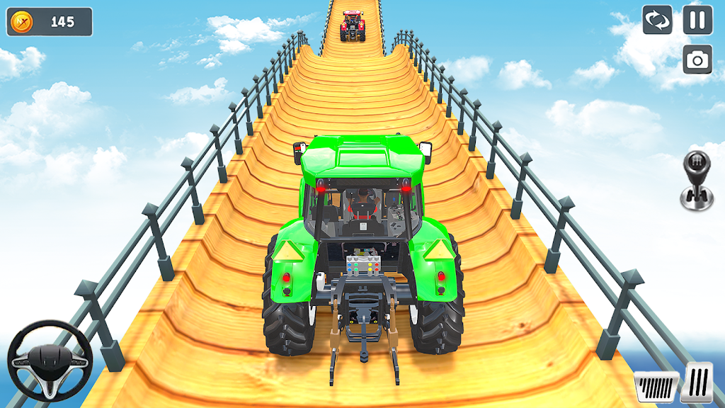 Mega Ramp Tractor Stunt Game ภาพหน้าจอ 0