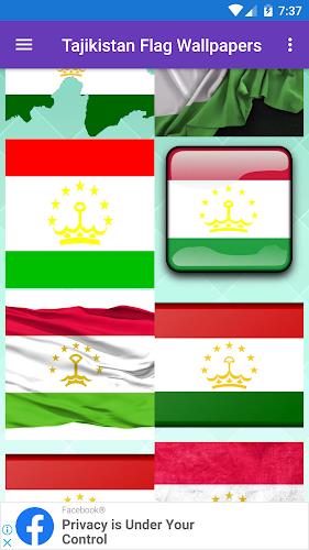 Tajikistan Flag Wallpaper: Fla स्क्रीनशॉट 2