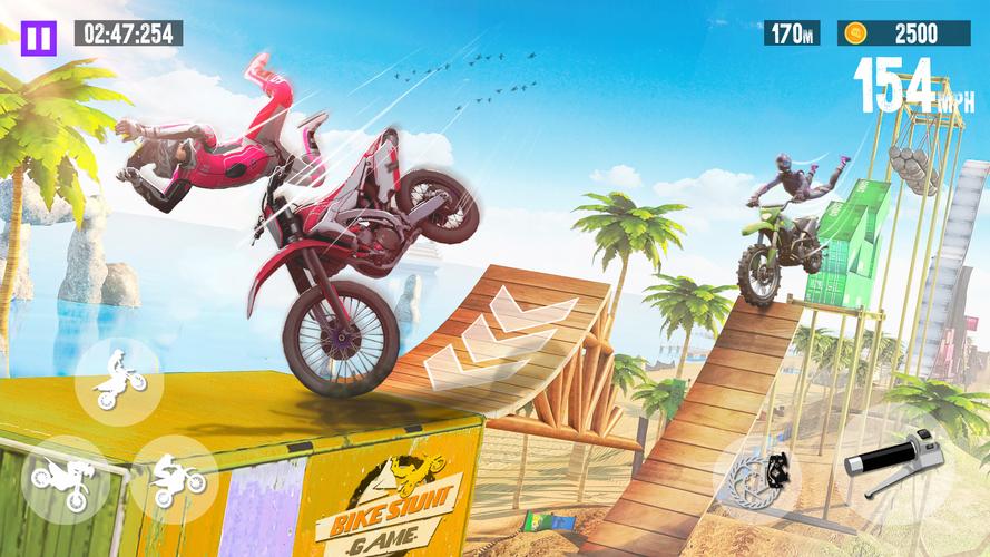 Bike Games 3D: Bike Stunt Game Captura de tela 1