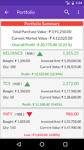 NSE BSE Indian Stock Quotes - Live Market Prices 螢幕截圖 1