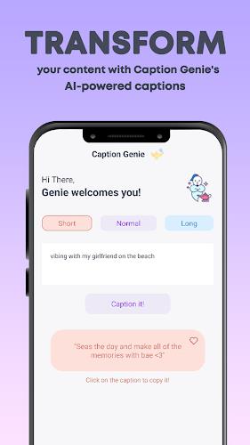 Caption Genie: AI Caption Tool 螢幕截圖 1