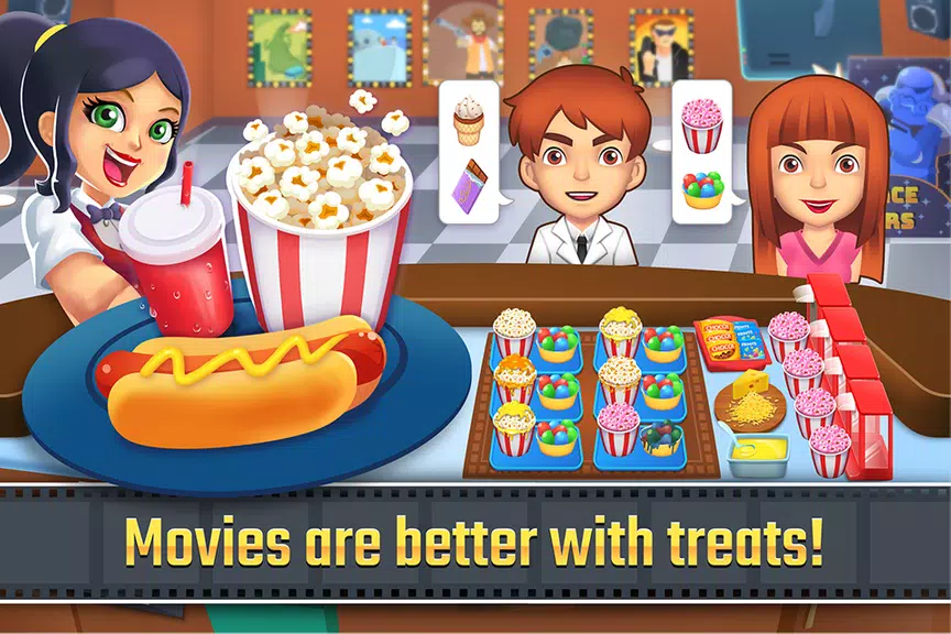 My Cine Treats Shop: Food Game Ảnh chụp màn hình 0