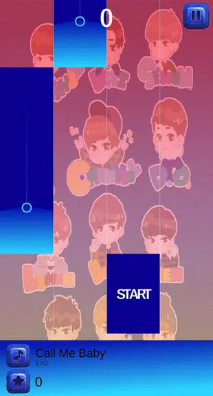 EXO Chibi Piano Tiles Screenshot 3