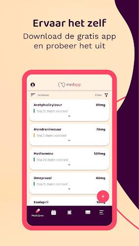 MedApp: jouw medicijnapp 螢幕截圖 1