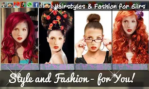 Hairstyles & Fashion for Girls 스크린샷 3