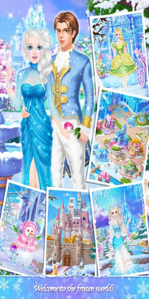 Princess Salon: Frozen Party Mod Tangkapan skrin 1